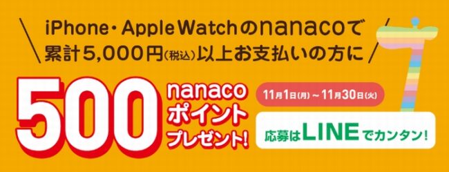 nanaco・iOSバナー